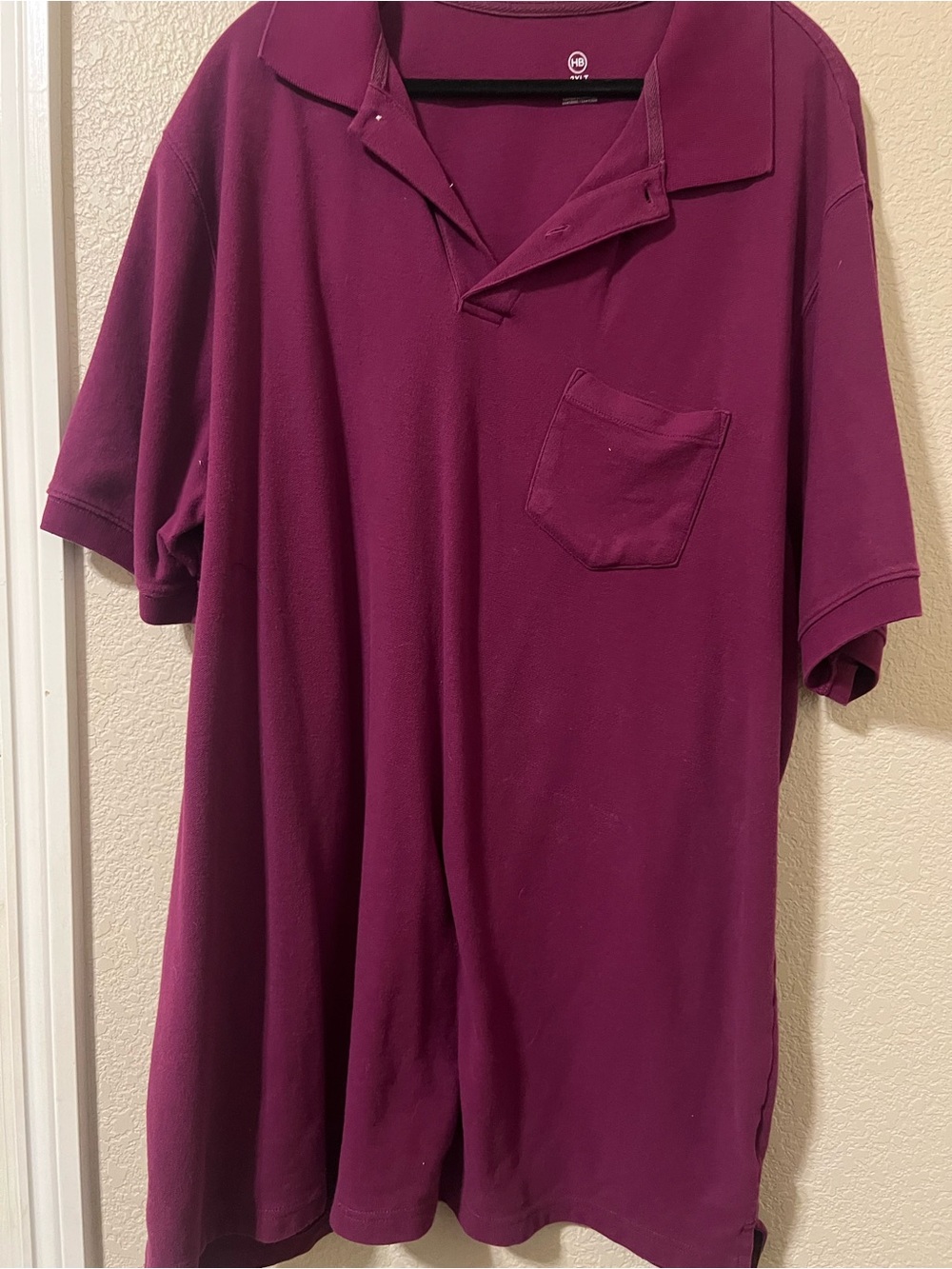 Harbor Bay Men's Polo in Plum